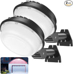 150W LED Barn Light 21000LM Yard Area Light Dusk to Dawn Outdoor Lighting with Photocell 5000K Daylight IP65 Waterproof LED Flood Security Parking Lot Lights for Street Farmhouse Garage, 2 Pack