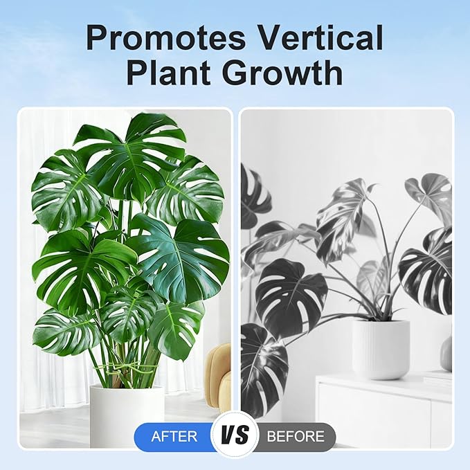 32pcs Plant Support for Indoor Plants,Plant Stem Support, Plastic Reusable Plant Support Clips Indoor Plants Accessories