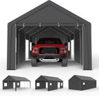 13x25 ft heavy duty carport, portable garage car, main product view