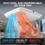 115v air conditioner 15000btu rooftop rv air conditioner, close-up detail