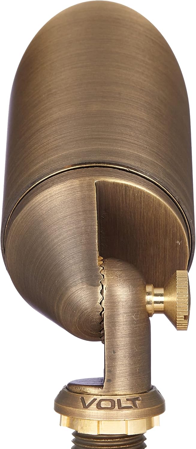 VOLT 20-Pack 12V Top Dog Bronze Outdoor Spotlight & 5W 3000K MR16 LED Bulb | Solid Cast Brass Construction, 400 Lumens of Modern White Light, Ideal for Yard, Lawn, Garden, Trees & House