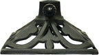TIKI Cast Iron Torch Stand – Heavy-Duty, Freestanding & Weather-Resistant Torch Base for Patio, Garden, Deck & Backyard – Fits Torch Poles 0.75" to 1.25" – 9" x 9", Black