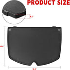 GGC 6559 Cast Iron Griddle for Weber Q2000 Q200 Q220 Q240 Q260 Q2200 Q2400 Series Grills, 15.3" x 10.8" Grill Grates Replacement Parts for Weber Q200 Griddles