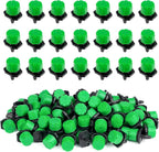 100Pcs Drip Irrigation Emitters,Adjustable Irrigation Drippers Sprinklers | 1/4 Inch Emitters Micro Drip for Watering System (Green-100pcs)