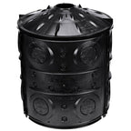 NDS FWAS24 50 Gal. Flo Stormwater Dry Well System Kit with 3 Side Panels & 1 Cover, Ideal for Rainwater Collection, Black