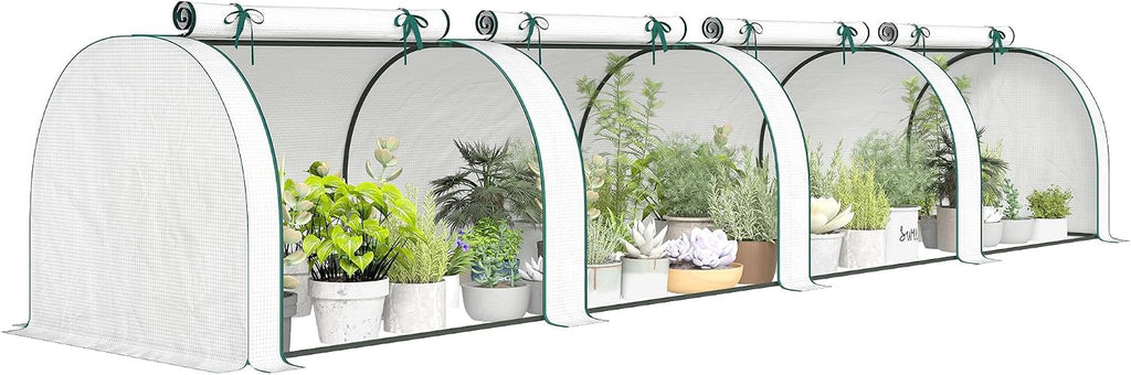 outsunny mini greenhouse 177.2" x 39.4" x 31.5", main product view