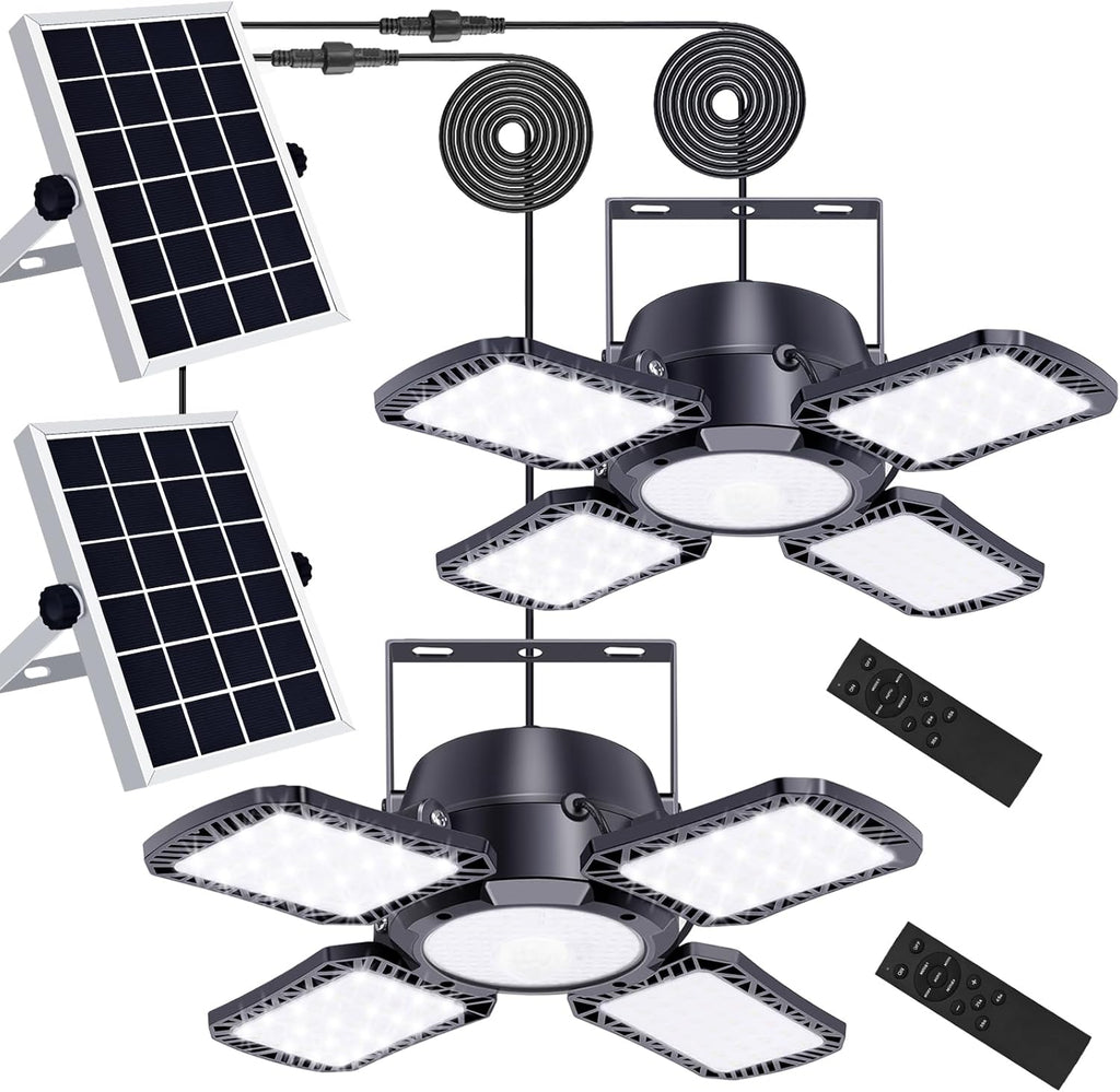 auzev solar shed light indoor outdoor upgrade 176, main product view