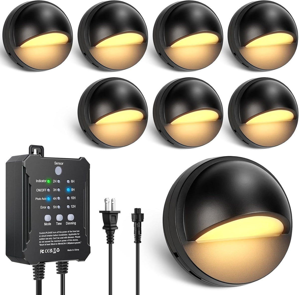 low voltage led deck lights kit with plug-in, main product view
