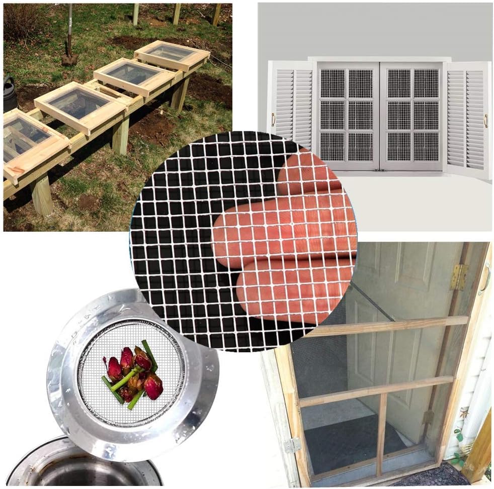 AMAGABELI GARDEN & HOME 36in x 50ft 1/8 inch Hardware Cloth 27 Gauge Galvanized Steel Chicken Wire Mesh Roll Fence Mesh for Bee Screen Plant Supports Poultry Netting Square Snake Fencing Gopher