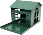 Peanut Pantry Squirrel Feeder - Heavy Duty Steel - Premium Verdigris Finish - Made in USA (SQF1)