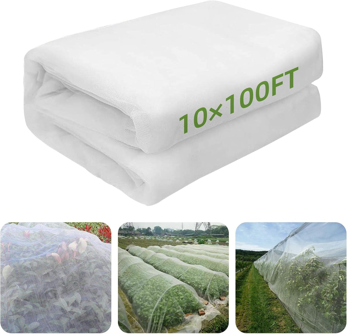 100ft garden mesh netting, ultra fine mesh protection, main product view