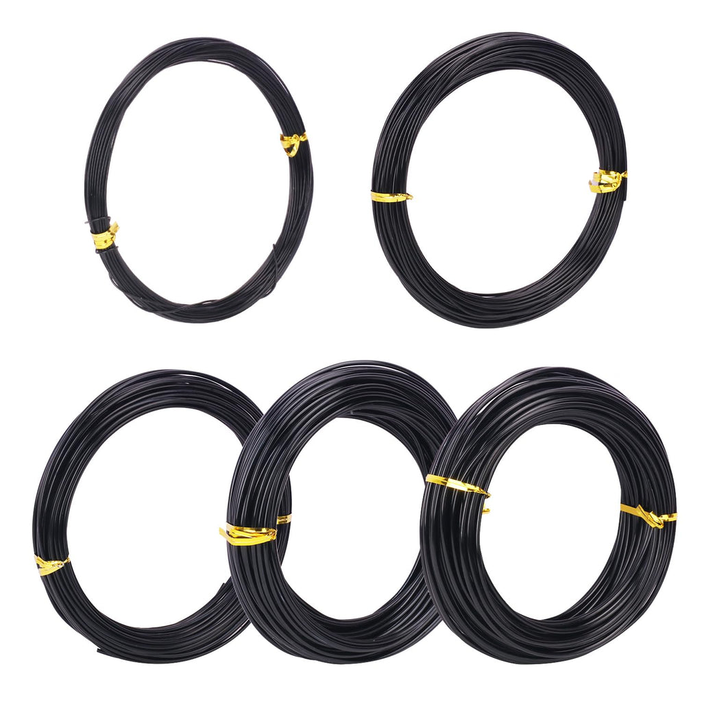 5 roll anodized aluminum bonsai training wire kit, side view