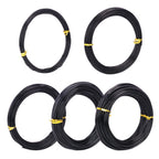 5 roll anodized aluminum bonsai training wire kit, side view