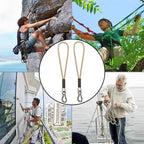 2Pcs 19" Tree Swing Rope Tree Swing Strap for Hanging Hammock | 2500LBs Capacity Swing Extender Rope with Hook Hanging Chair Strap for Swing chair, Tree Branch, Tree Swing Seat
