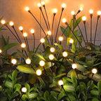 Solar Garden Lights Outdoor, 6 Pack 48LED Waterproof Solar Powered Lights for Yard Pathway Patio, Swaying Lawn Decor as Gardening Gifts for Women Holiday