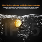 LemonBest Landscape Lights - 5W 110V Outdoor Spotlight - Waterproof IP65-3000K Warm White LED Landscape Lights - 5ft Cable for Yard Garden Patio Driveway House (Include Spike) (2 Pack)