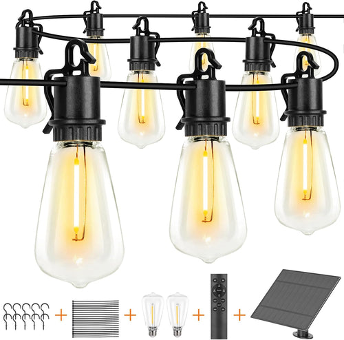 100ft solar string lights ourdoor waterproof,patio lights solar, main product view