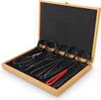 soligt 12-piece bonsai tools set with wood box, main product view