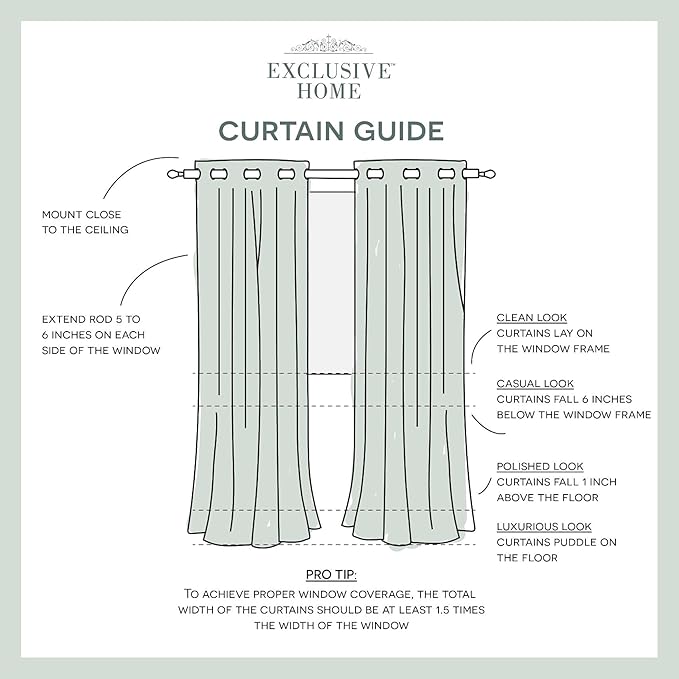 Exclusive Home Canopy Stripe Indoor/Outdoor Grommet Top Curtain Panel, 54"x96", Navy / Sand, Set of 2