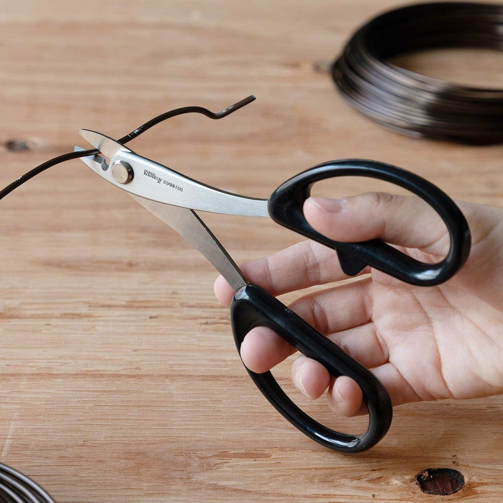 wazakura scissor wire cutter 6.3in, japanese stainless steel on a desk or shelf