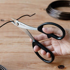 wazakura scissor wire cutter 6.3in, japanese stainless steel on a desk or shelf