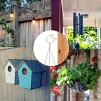 24 PCS Q-Hanger Hooks, Screw Hooks for Outdoor String Lights, Safety Buckle Design Cup Eye Hook for Hanging Christmas Lights, Plants, Mounted on Wall Ceiling, Include 1 Wing Nut Driver, White