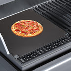 7671 Crafted Glazed Baking Stone for Weber Genesis - Pizza Stone for Grill | Fits Genesis E/S/EPX/SPX 325/335/435&SmokeFire. 16.25"x16". Cordierite stone,glazed non-stick. Heat-safe.Crispy pizza crusts.