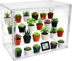 clear mini greenhouse indoor, small stackable tabletop portable, main product view