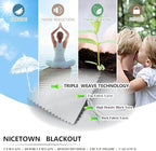 NICETOWN Outdoor Curtain Waterproof & Windproof, Energy Smart Thermal Insulated Grommets Room Darkening Deck Outdoor Curtain/Drape, Windproof for Winter Cold (1 Panel, W52 x L95, Greyish White)