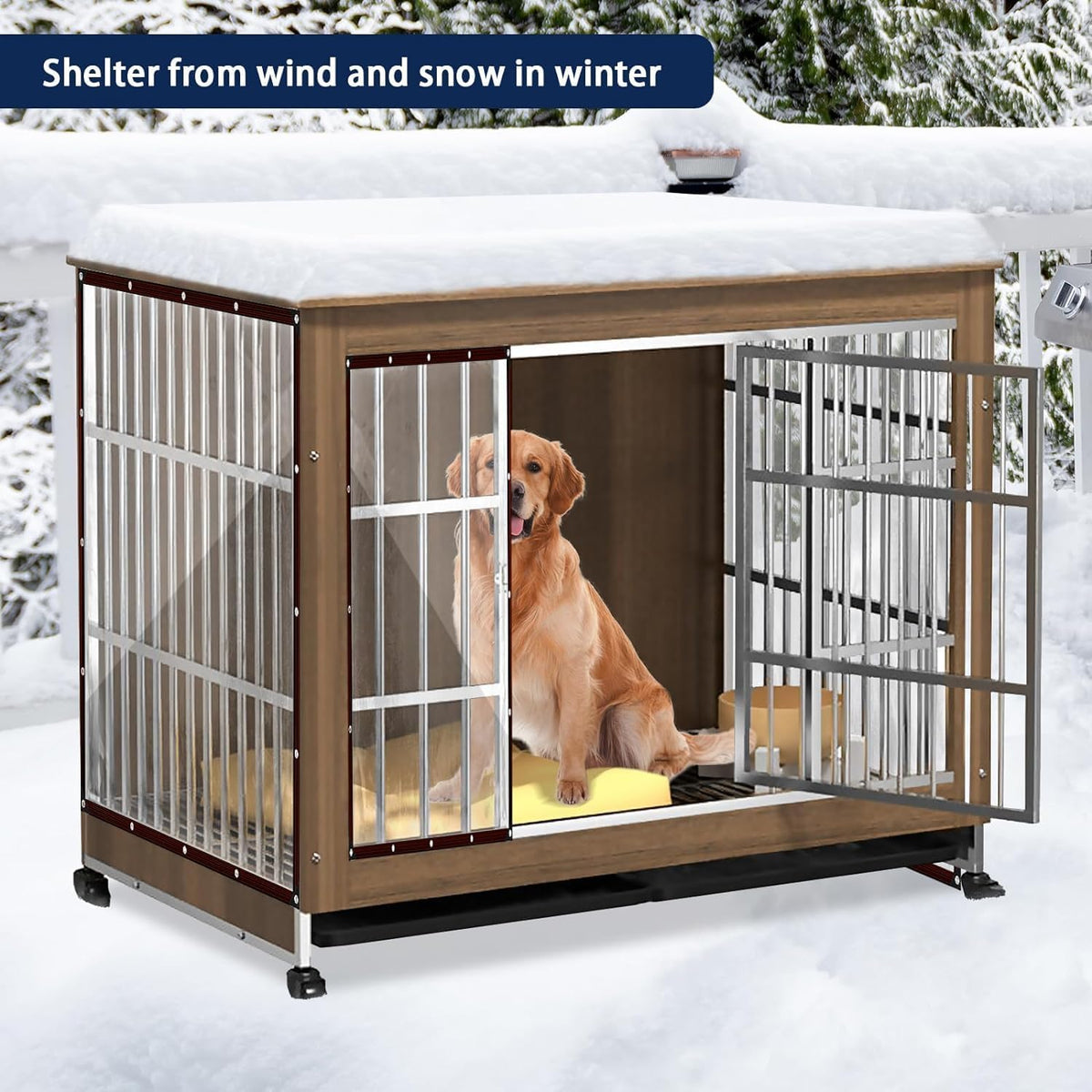 clear waterproof tarp heavy duty 7x12ft-2p,90% transparent vinyl on a desk or shelf