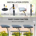 FECiDA Bonsai Grow Light, Table Grow Lights for Seed Starting, Seedlings | UV-IR Full Spectrum, 5 Modes 4/8/12/16/20 Hr Timer, 25 Watt Power Draw, 16"-24" Height Adjustable