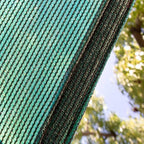 Amgo Custom Size 8' x 12' x 14.4' Green Right Triangle Sun Shade Sail Order to Make Canopy Awning UPF50+ AGSLT, 95% UV Blockage, Water & Air Permeable, 200GSM Commercial Standard (We Customize)