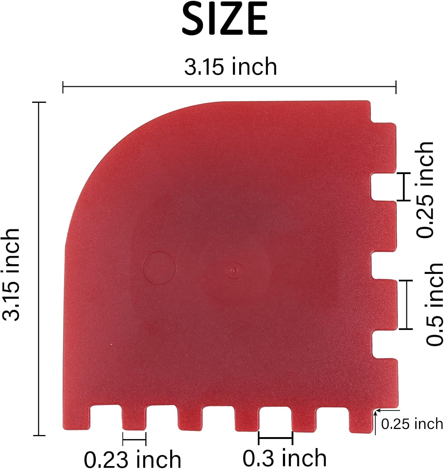 3 Set Plastic Grill Pan Scraper Tool for Griddle Cleaner and Cast Iron Accessories - Kitchen Cleaning Tool Kit