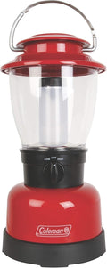 Coleman 400L LED Lantern, Water & Impact-Resistant Lantern with Carry Handle, Lifetime LED Lights Never Need Replacing, 4D Battery not Included