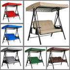 Swing Canopy Cover 3 Seater 75x47x7/8''(191 * 120 * 18/20cm), Waterproof Replacement Canopy for Swing Seat, Patio Hammock Swing Top Cover, Garden Furniture Cover,Gray