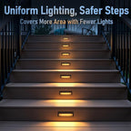 LEONLITE 12-Pack 10.6 Inch 5CCT LED Low Voltage Step Lights, 12–24V AC/DC 6W Surface Mount Ultra-Slim Landscape Stair Lights, IP65 Aluminum Outdoor Lighting for Decks, Hardscapes, Oil Rubbed Bronze