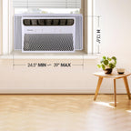 hisense 10,000 btu window air conditioner, wi-fi smart, package contents