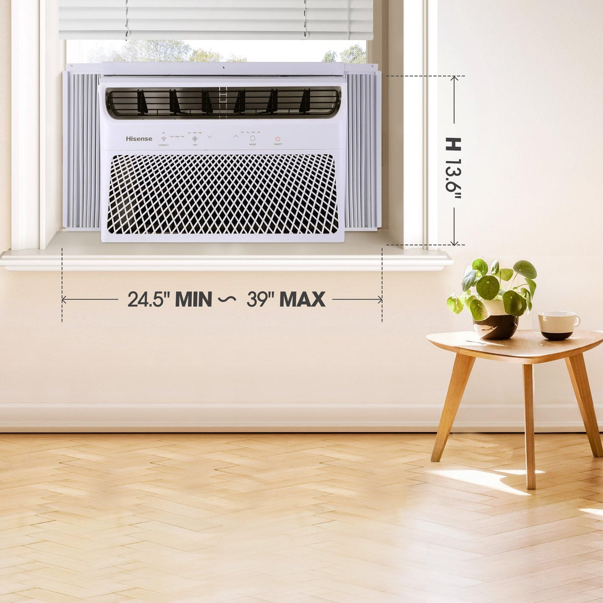 hisense 10,000 btu window air conditioner, wi-fi smart, package contents