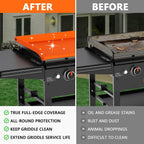 36" Silicone Griddle Cover - Full Protection Grill Topper Mat | Food-grade, Oil and Waterproof, All Year Round, 450°F Heat Resistant, Easy to Clean, Outdoor Griddle Accessories