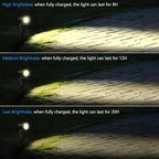MEIHUA Solar Spot Lights Outdoor, 6 in 1 Solar Landscape Spotlights 2700K Warm White, 3 Lighting Modes & 3 Brightness, IP66 Waterproof Spotlights Outdoor Garden for Pathway Driveway Yard Tree