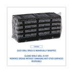 3M Grill-Brick Grill Cleaner GB12, 12 Pack of 3.5 in x 4 in x 8 in Bricks, Heavy Duty, Cleans Away Carbonized Grease and Oil, Flat Top Griddle Cleaning, Commerical Kitchen