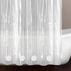 Magnetic Shower Curtain Weights, Rubber Covered Heavy Duty Weights, Prevent Curtain Liner from Blowing Around, Work for Drapery, Tablecloth, Flag, Outdoor Curtain 6 Pairs(Pack of 12)