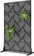 metal privacy screen 71" h x 44" w, main product view