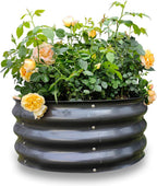 gardmax 2x2x1ft galvanized round raised garden bed kit, main product view