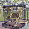 patio swing mosquito netting - polyester mesh screen, main product view