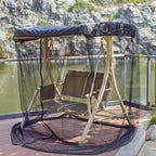 patio swing mosquito netting - polyester mesh screen, main product view