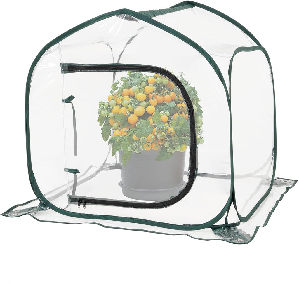 mini transparent pop up greenhouse for indoor and, main product view