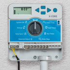 Hunter X-Core XC400i Indoor Sprinkler Timer, 4 Zone Irrigation Controller | Indoor 4 station irrigation controller with easy programming, manual controls, seasonal adjust, and standard dial operation