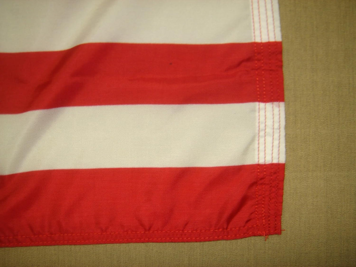 annin flagmakers dyed nylon american flag - 3, side view