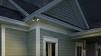 Lithonia Lighting HomeGuard 2-Light LED Outdoor Flood Lights, Outdoor LED Lights, Dusk to Dawn Sensor, Adjustable Lumens, Selectable Color, Round Heads, Dark Bronze (HGX LED 2RH ALO SWW2 120 PE DDB)